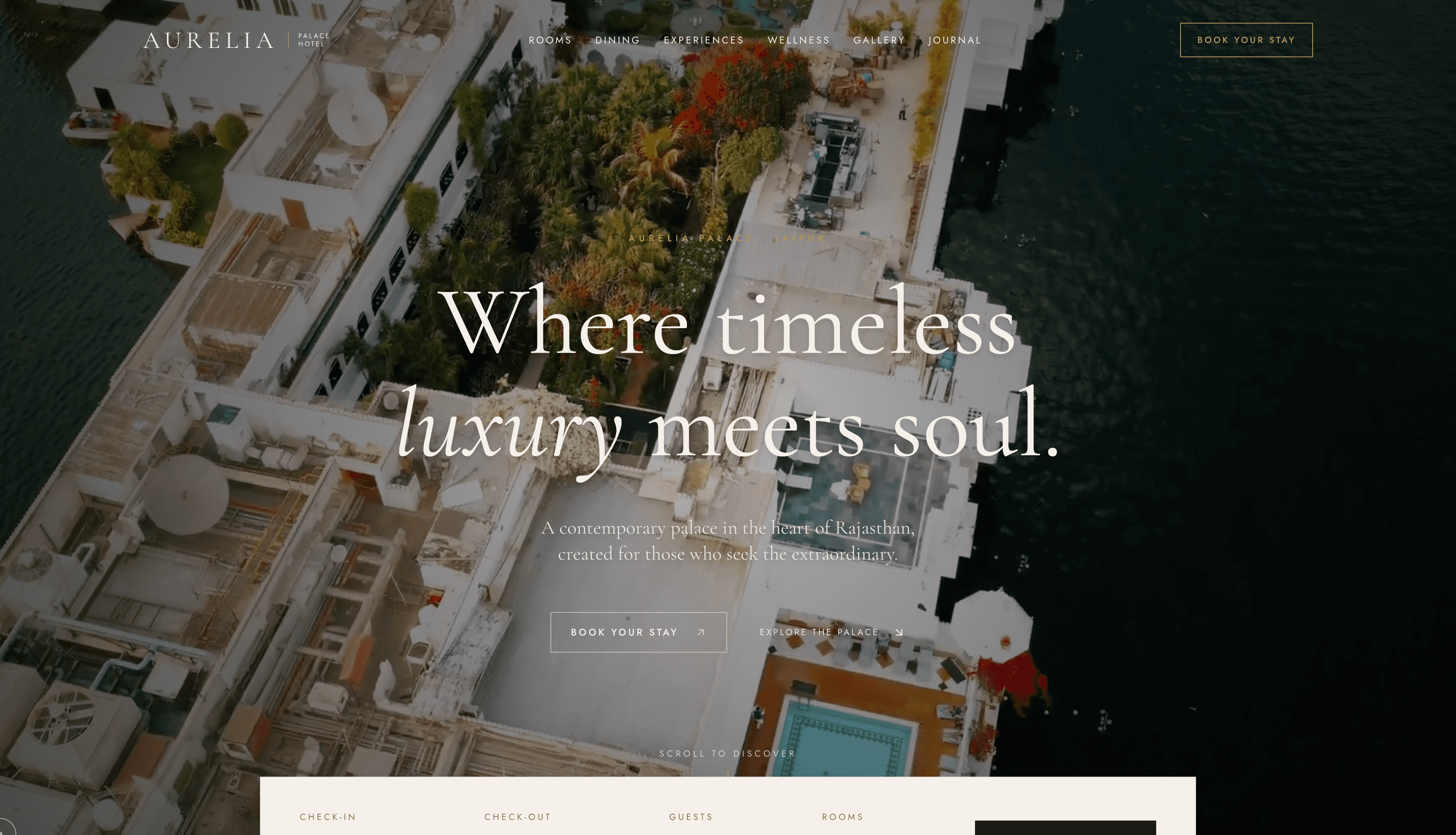 Luxury Hotel (Demo) - Hospitality Case Study Screenshots