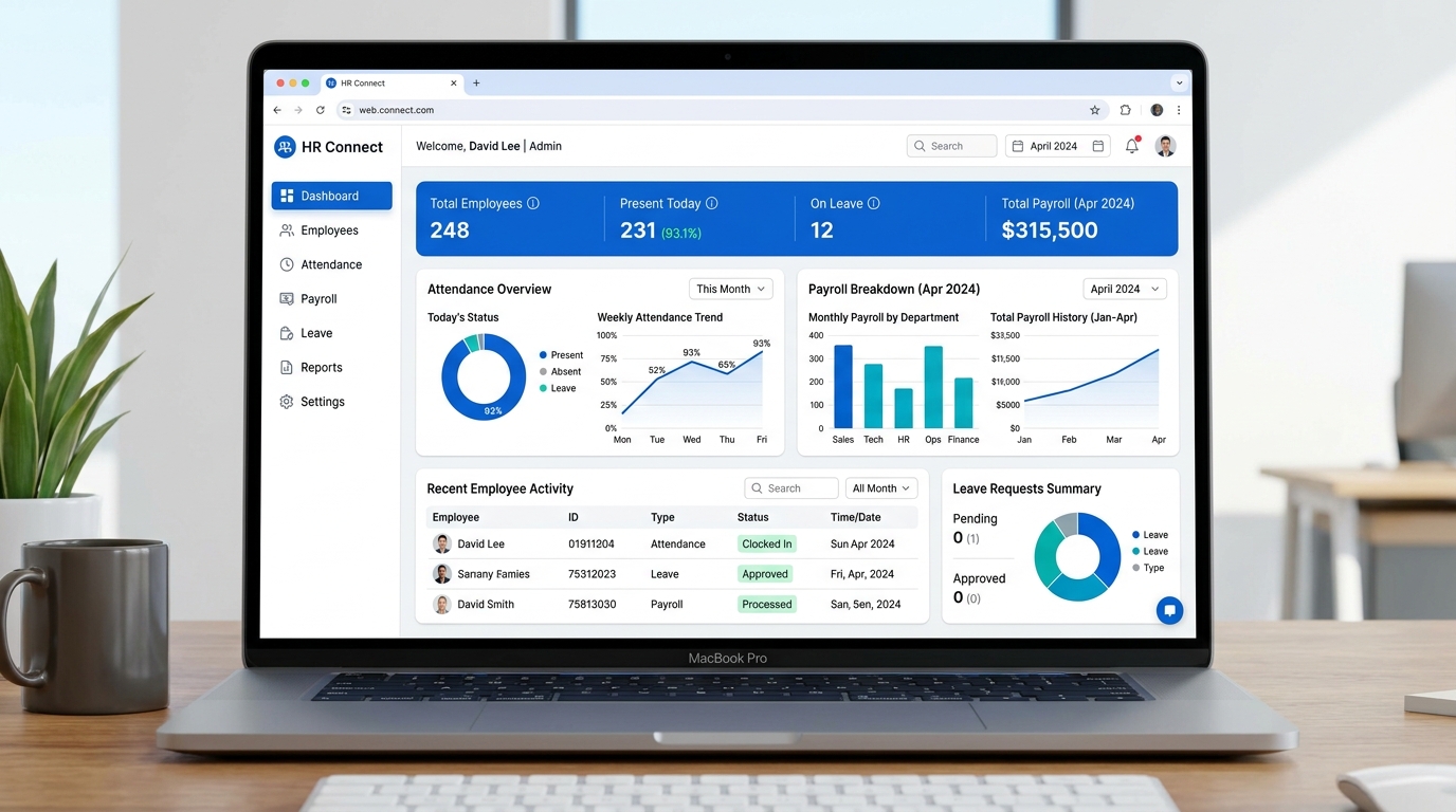KarmikHR — Enterprise HR, Attendance & Payroll Management Software