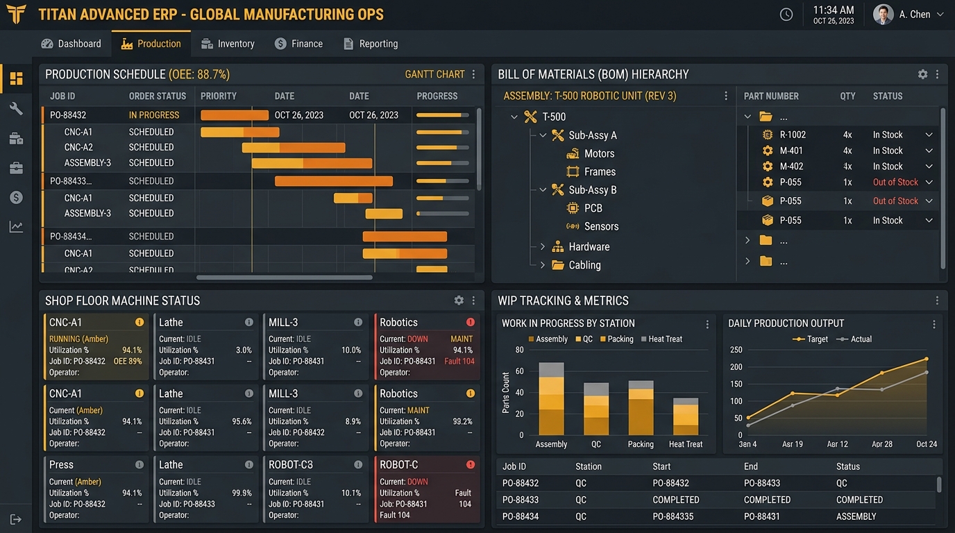 ForgeFlow — Manufacturing & Production Management ERP